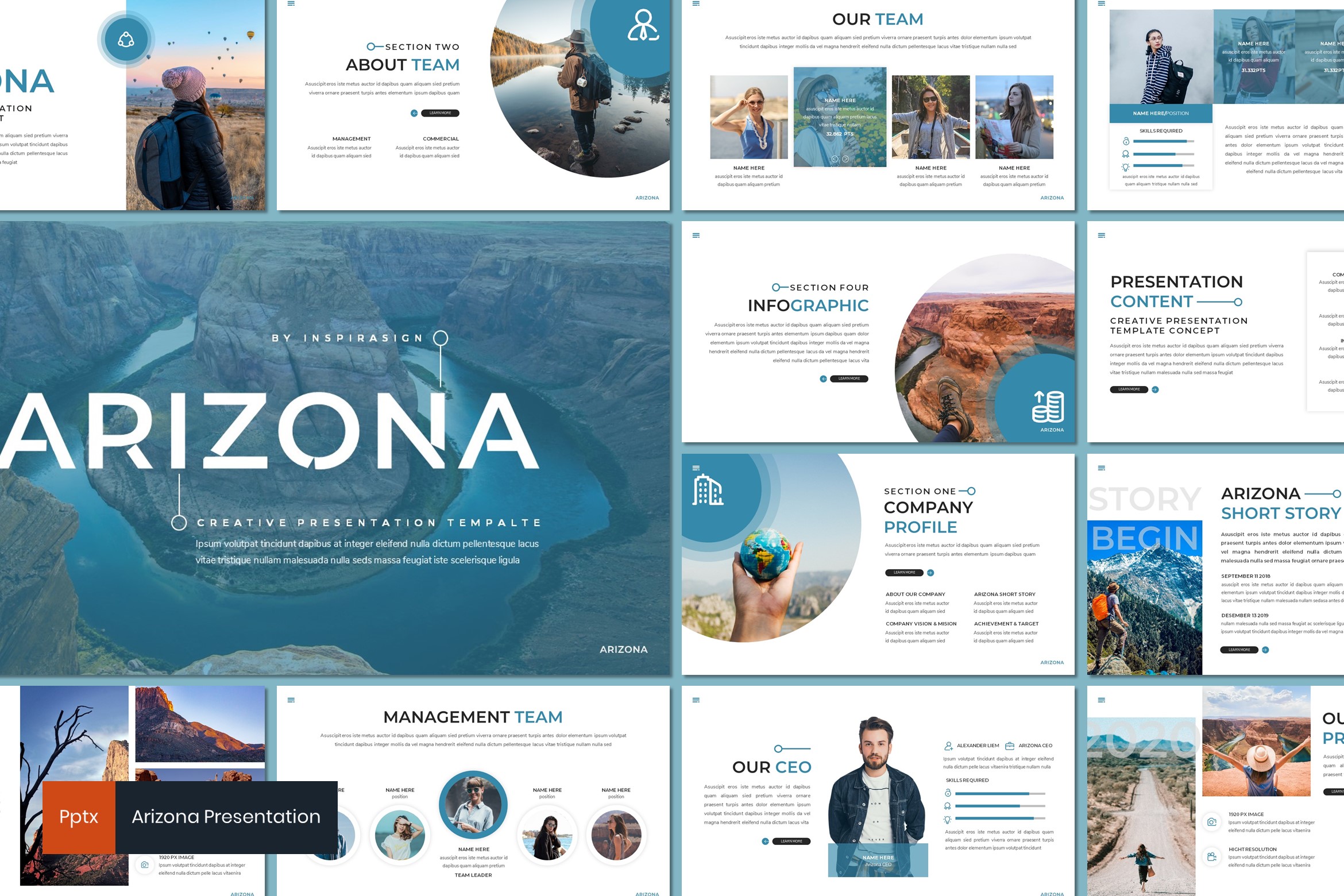 university of arizona presentation template